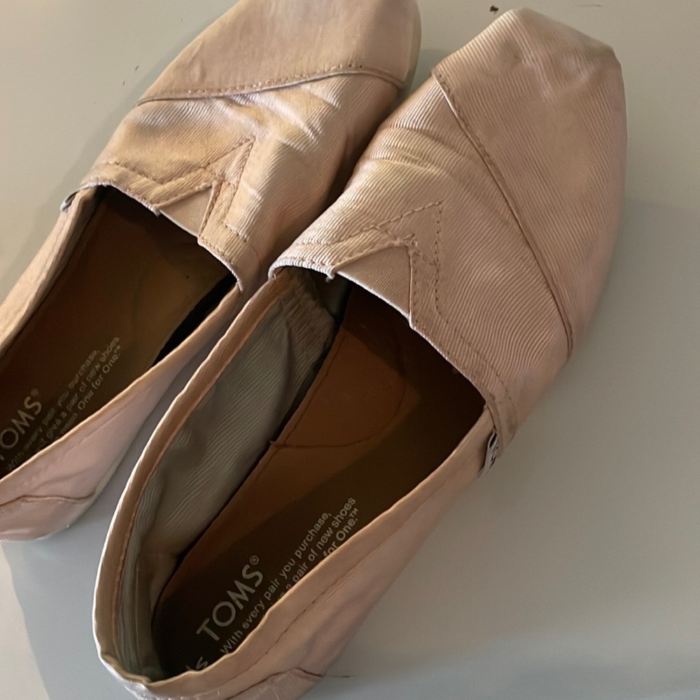 Cute ballet pink toms